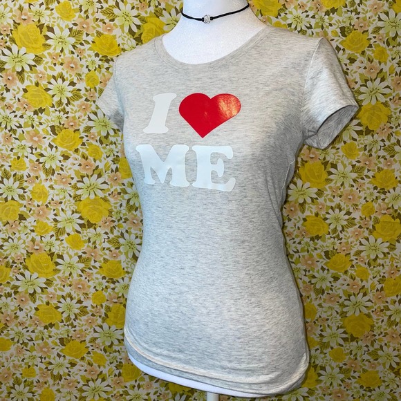 Renewed “I ❤️ME” Fitted Summer T-Shirt - Picture 2 of 9